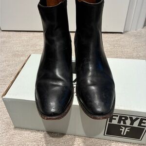 Frye Black Leather Boots size 7